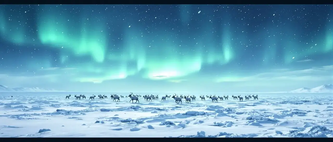 视频 直播 雪原纪录 极地雪原全景